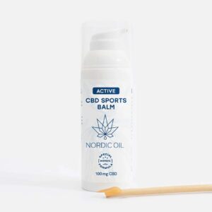 Nordic Oil - Active CBD Sports balm in Verpackung