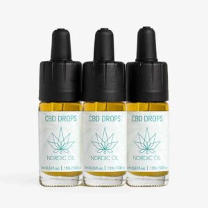 Nordic Oil - 3 Packungen CBD drops 15%