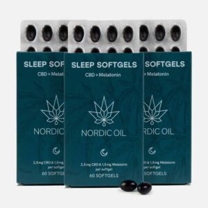 Nordic Oil - 3 Packungen CBD sleep softgels