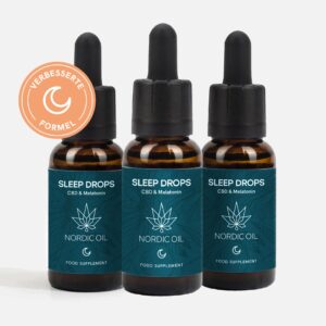 Nordic Oil - 3 Packungen CBD sleep drops